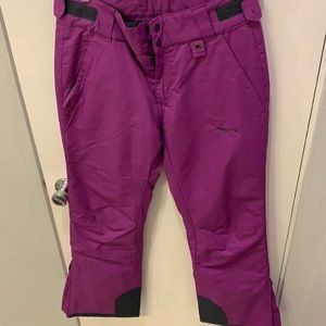 Magenta Snow Pants